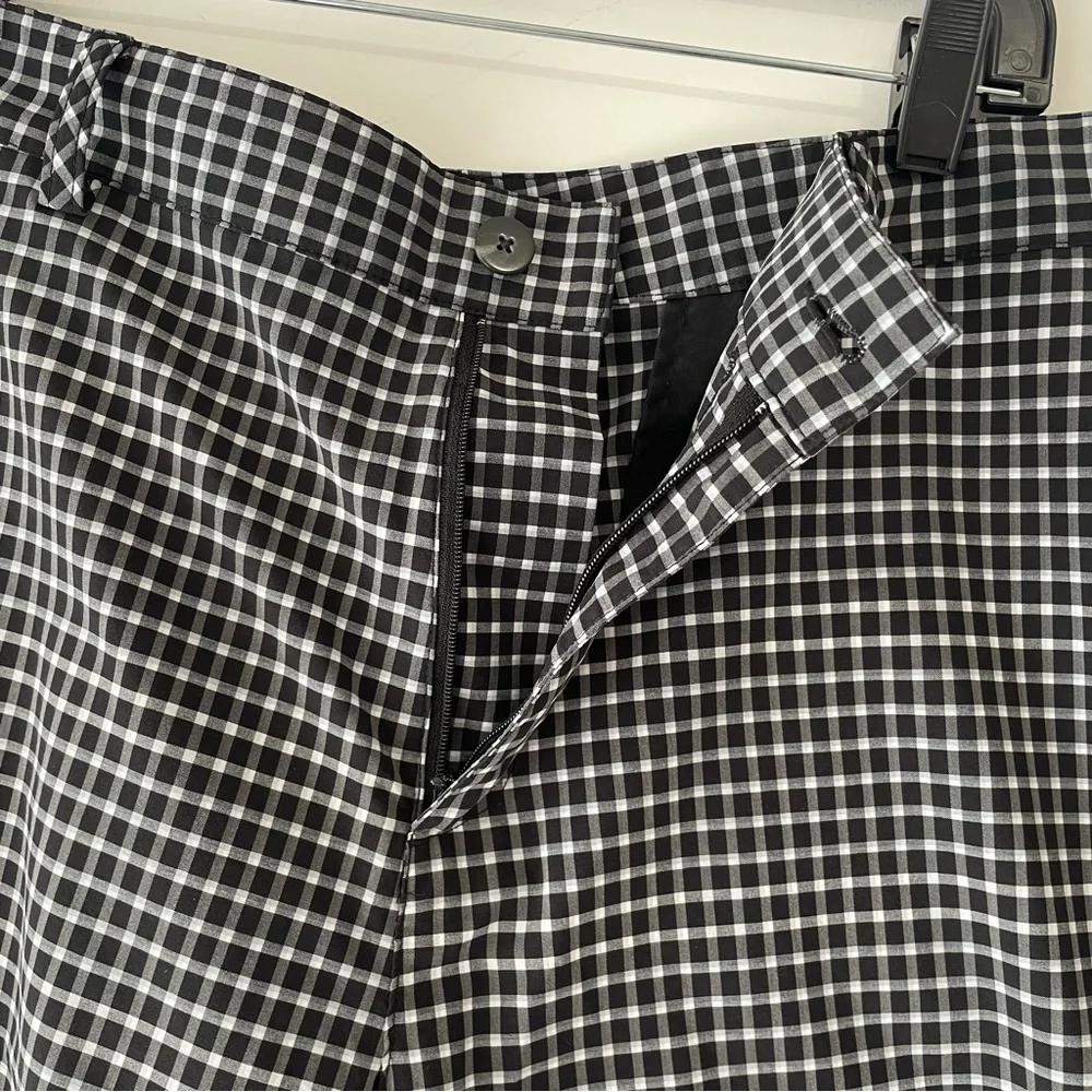Adidas men’s plaid golf performance fabric shorts black 15988